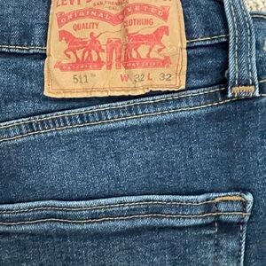 Levi's Dark Blue Denim Jeans